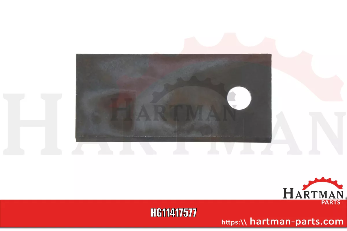 Łopatka wirnika 110x50x3mm, otwór 13mm AS620KM