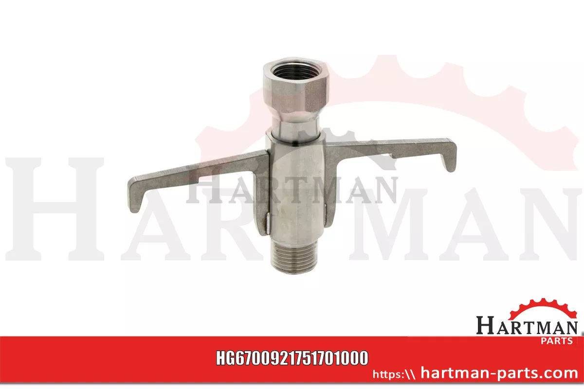 Zawór bezpieczeństwa stal szlachetna, CleanerValve 092.175.17.01.00, 0