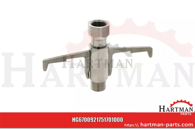 Zawór bezpieczeństwa stal szlachetna, CleanerValve 092.175.17.01.00, 0