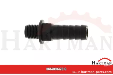 Przyłącze proste węża 13 mm gwint zew. 1/4" A103013, 1032013
