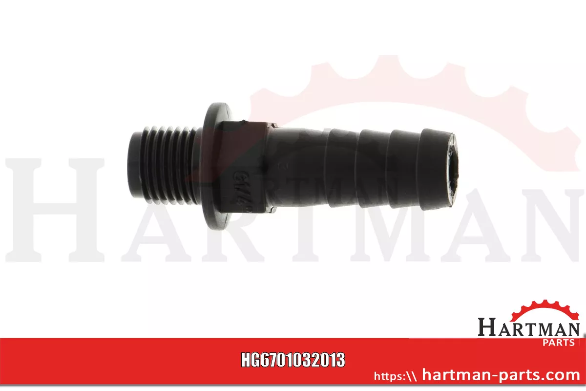 Przyłącze proste węża 13 mm gwint zew. 1/4" A103013, 1032013