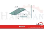 Łopatka wirnika 110x50x3mm, otwór 13mm AS620KM