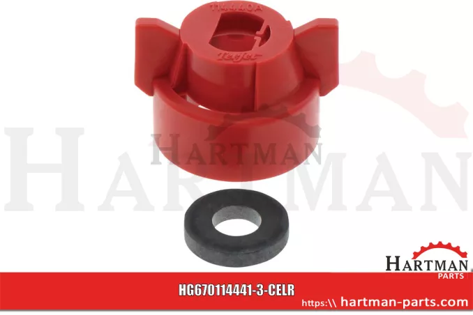 Bajonettmutter SW 8 Rot inkl.Dichtung 114441A-3-CELR