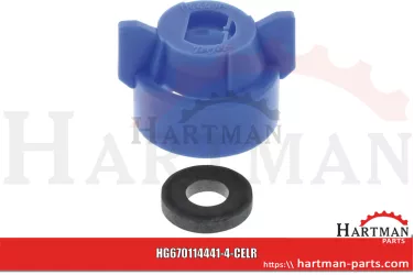 Bajonettmutter SW 8 Blau inkl.Dichtung