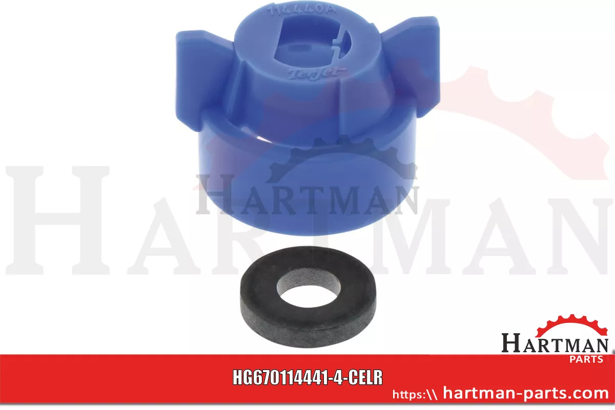Bajonettmutter SW 8 Blau inkl.Dichtung