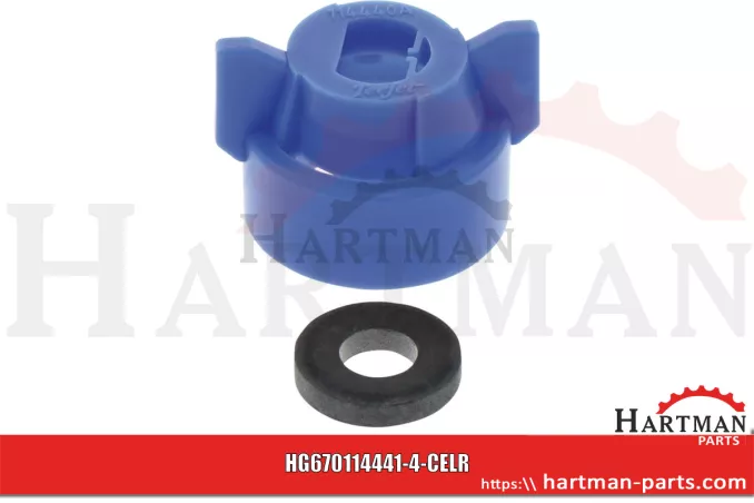 Bajonettmutter SW 8 Blau inkl.Dichtung