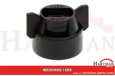 Düsenkappe schwarz 114502A-1-CELR