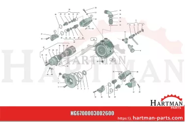 Kurek kpl. 10002-00826