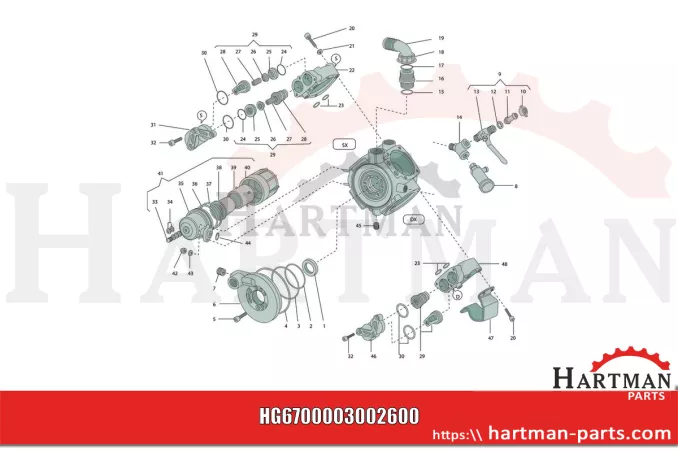 Kurek kpl. 10002-00826