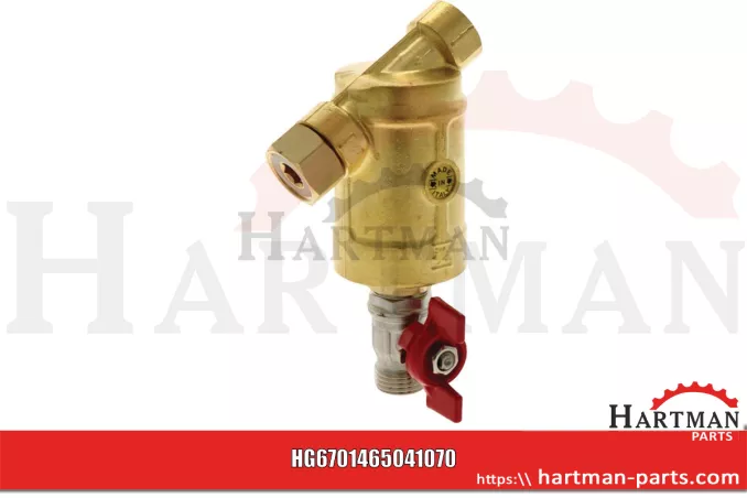 Filtr ciśnieniowy M 146 z 1x gwint wewnętrzny i 1x nakrętka złączna 14