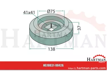 Kołnierz wewnętrzny Ø 138 mm