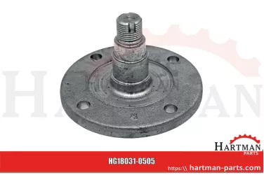 Kołnierz łożyska z osią