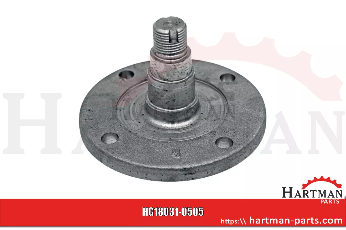 Kołnierz łożyska z osią