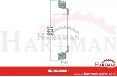 Pierścień uszczelniający 00240108,00240108