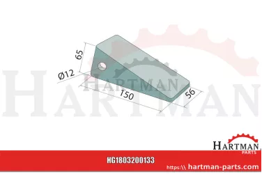 Redlica materiał 35HRC
