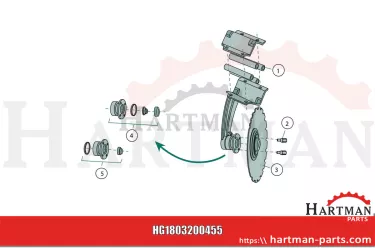 Amortyzator gumowy 240 x 35 mm 979558