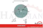 Tarcza noża gładkie 330 x 4 mm KL810921, 810921