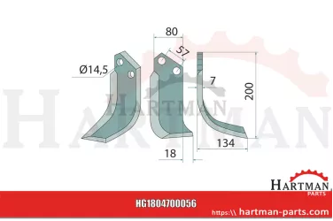Listwa prowadząca 325 x 100 x 8 mm AP-85