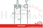 Ząb podwójny 12 x 660 mm Triathlon 905654,905654
