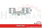 Mocowanie zęba M16 x 1,5 mm 84370071, 84370070