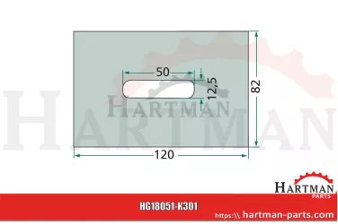 Skrobak metalowy 306631