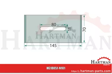 Skrobak metalowy 034218