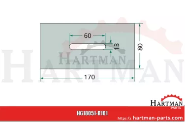 Skrobak metalowy 84060009