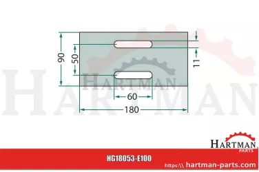 Skrobak z tworzywa sztucznego 3492001