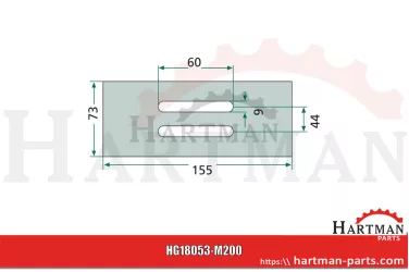 Skrobak z tworzywa sztucznego 24066