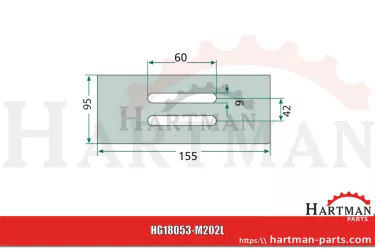 Skrobak z tworzywa sztucznego Greenflex