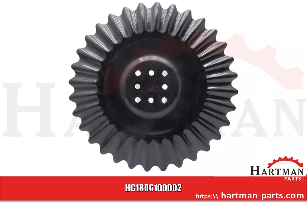 Talerz brony talerzowej falisty , Ø 510 x 4,5 mm Ø zew. koła osi otwor