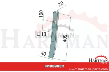 Lemiesz dłutowy KM060231