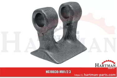 Śruba z nakrętką 1/2" UNF x 133 mm 03.675.26