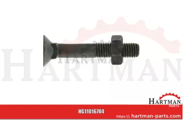 Śruba z nakrętką zabezpieczającą M12 x 1,75 x 60 mm 10.9 P16872