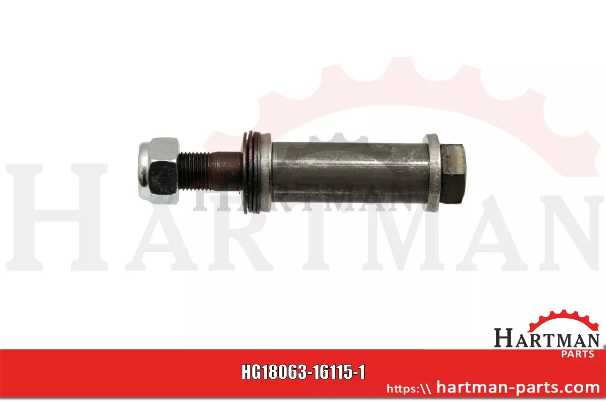 Komplet śrub M16 x 1,5 x 115 mm, razem śrubą z nakrętką mocującą, 1x t