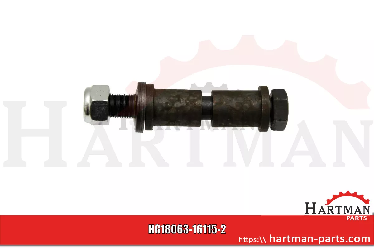 Komplet śrub M16 x 1,5 x 115 mm, razem śrubą z nakrętką mocującą, 2x t