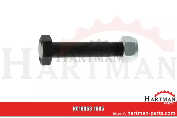 Śruba z nakrętką M16 x 1.5 x 85 mm 10.9, SW 27 2404004048, MU980416, M