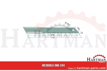 Nóż prosty H401-034, 401034