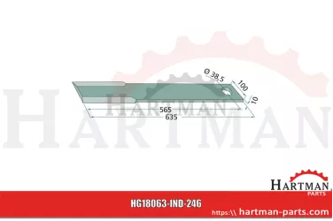 Nóż prosty H401-033, 401033