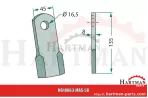 Nóż bijakowy wersja prosta T21004050R, T21004050, 21004050