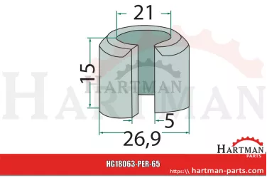Tulejka zaciskowa 21 x 26,9 x 15 mm 3.02991