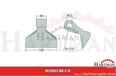 Bijak młotkowy MK0A00214, MK0A00212,P40061