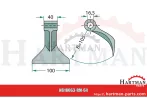 Bijak młotkowy MINB000064, MINB-000-064,18063