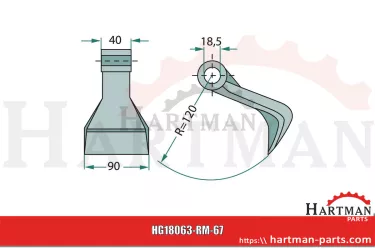 Bijak młotkowy BL001116