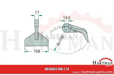 Bijak młotkowy 12019400