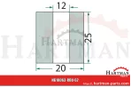 Tuleja 12 x 20 x 25 mm 88.63