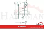 Zęby zagarniacza Grubość 10 mm 15228, 15-228