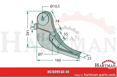 Redlica siewnika 850814, AC850814