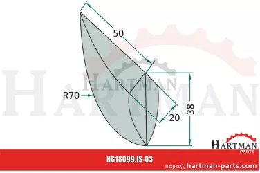 Redlica siewnika 3142417, DR18101