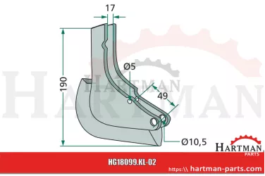 Redlica siewnika 810210, KL810210 , 15-450-25